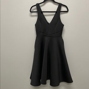 POCKETS!! Fresh Soul Elegant Black Sleeveless Fit & Flare Dress. Size 6.